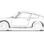 1963 Porsche 911 Sketch