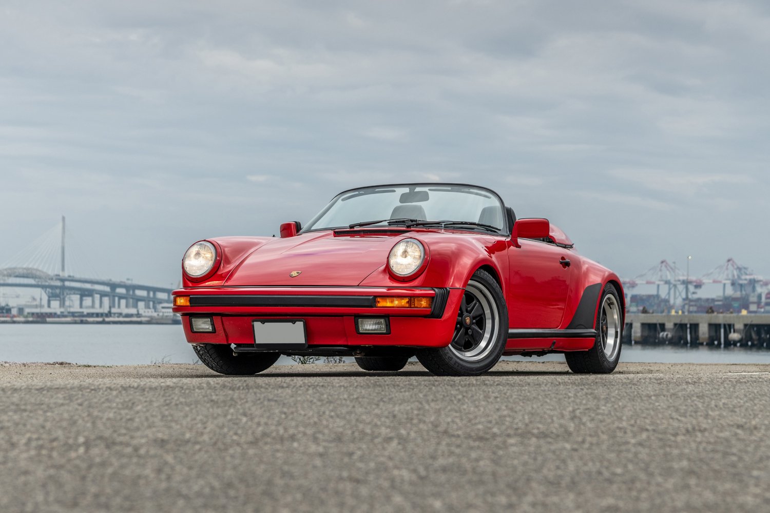 Guards Red 1989 Porsche 911 Speedster