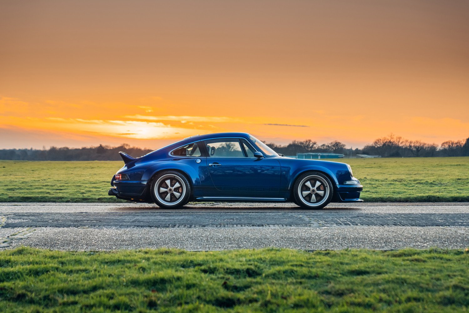 Brilliant Blue Metallic 1991 Porsche 911 Reimagined by Singer | Car Dreams