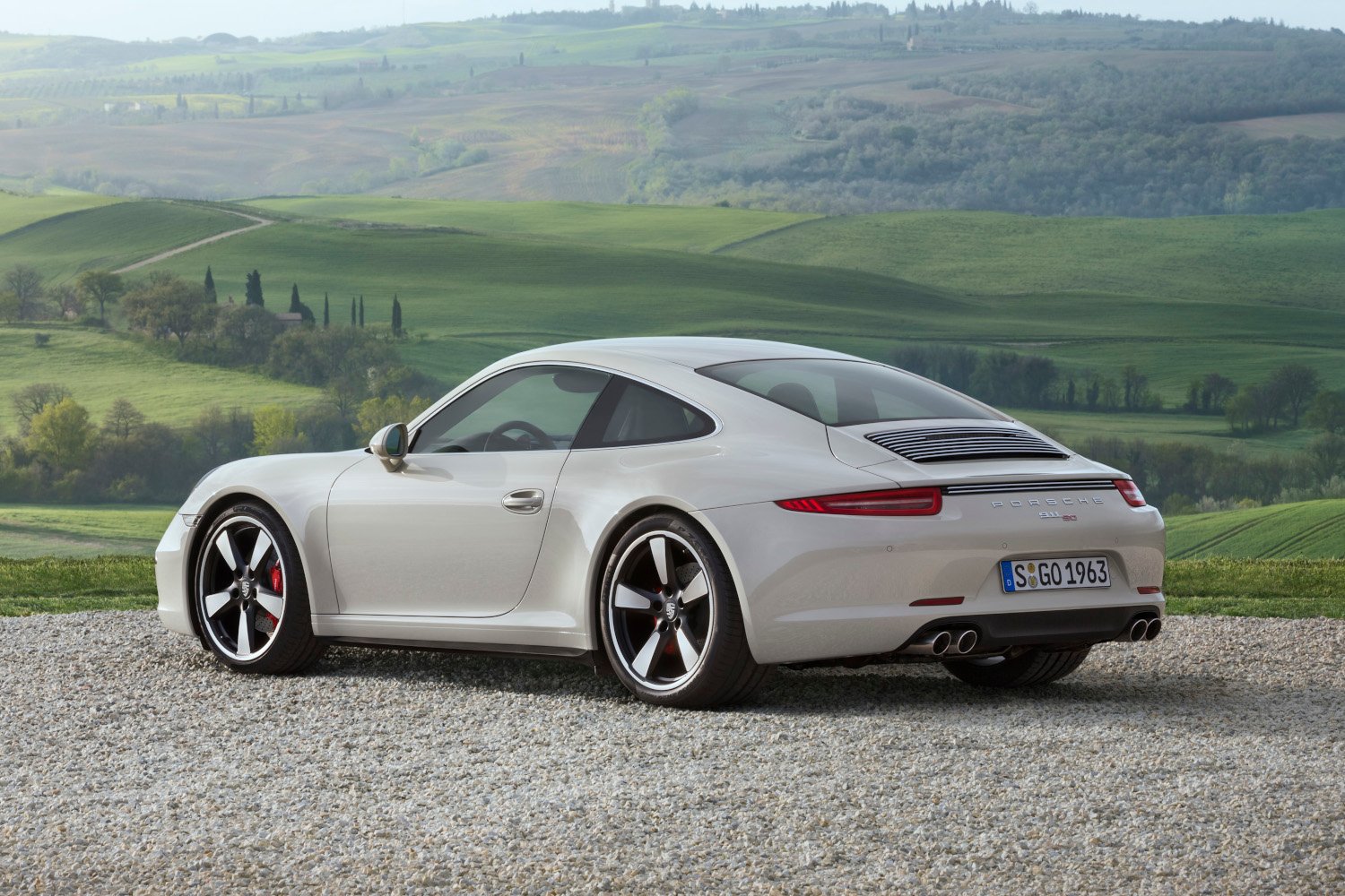 Geyser Grey Metallic 2014 Porsche 911 50th Anniversary Edition
