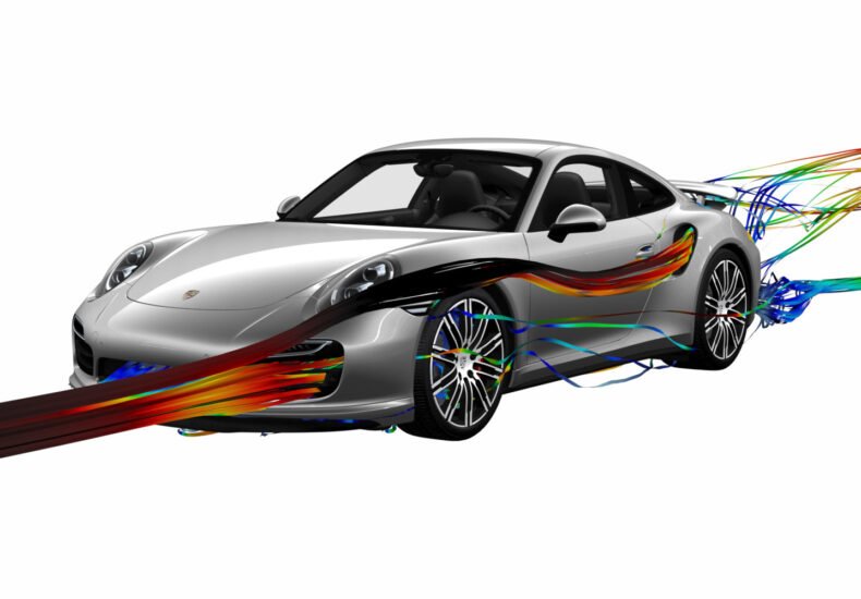 Porsche 911 Turbo Active Aerodynamics
