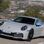2019 Porsche 911 Carrera S on the road front