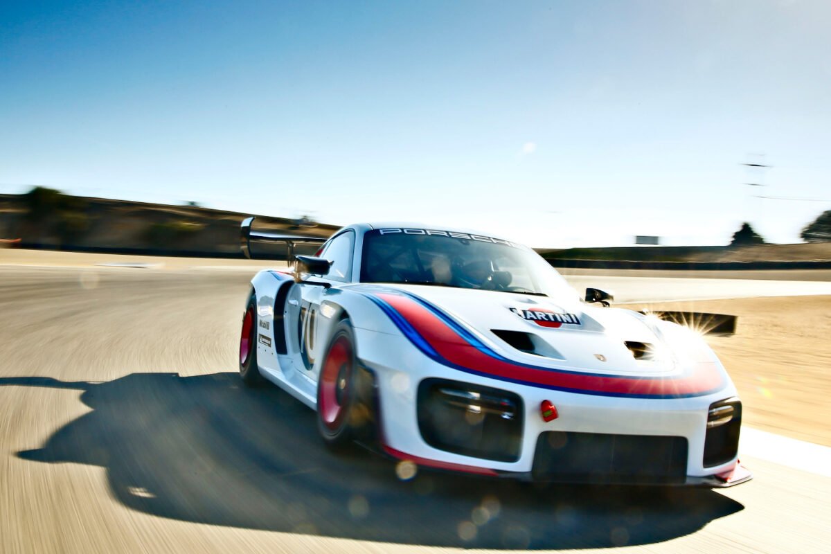 2019 Porsche 935 on the track front