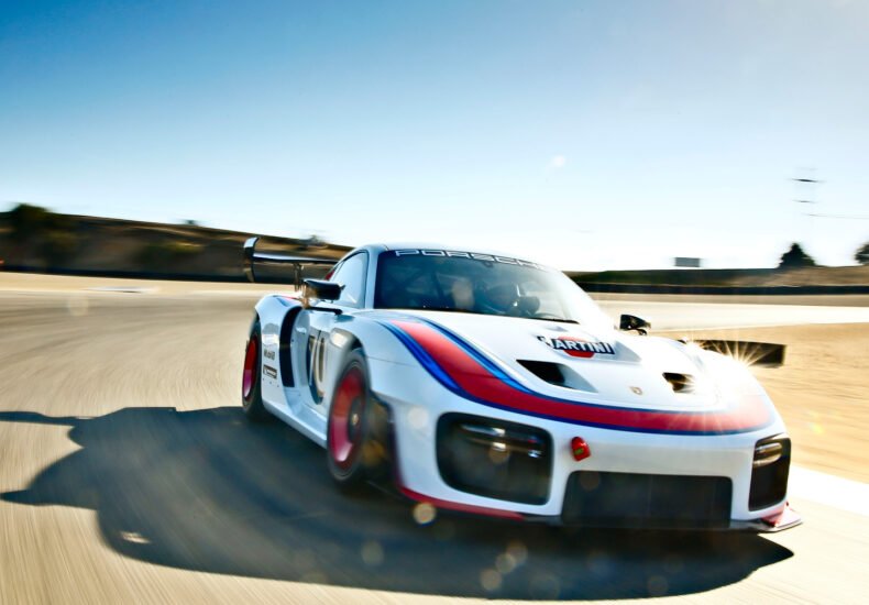 2019 Porsche 935 on the track front