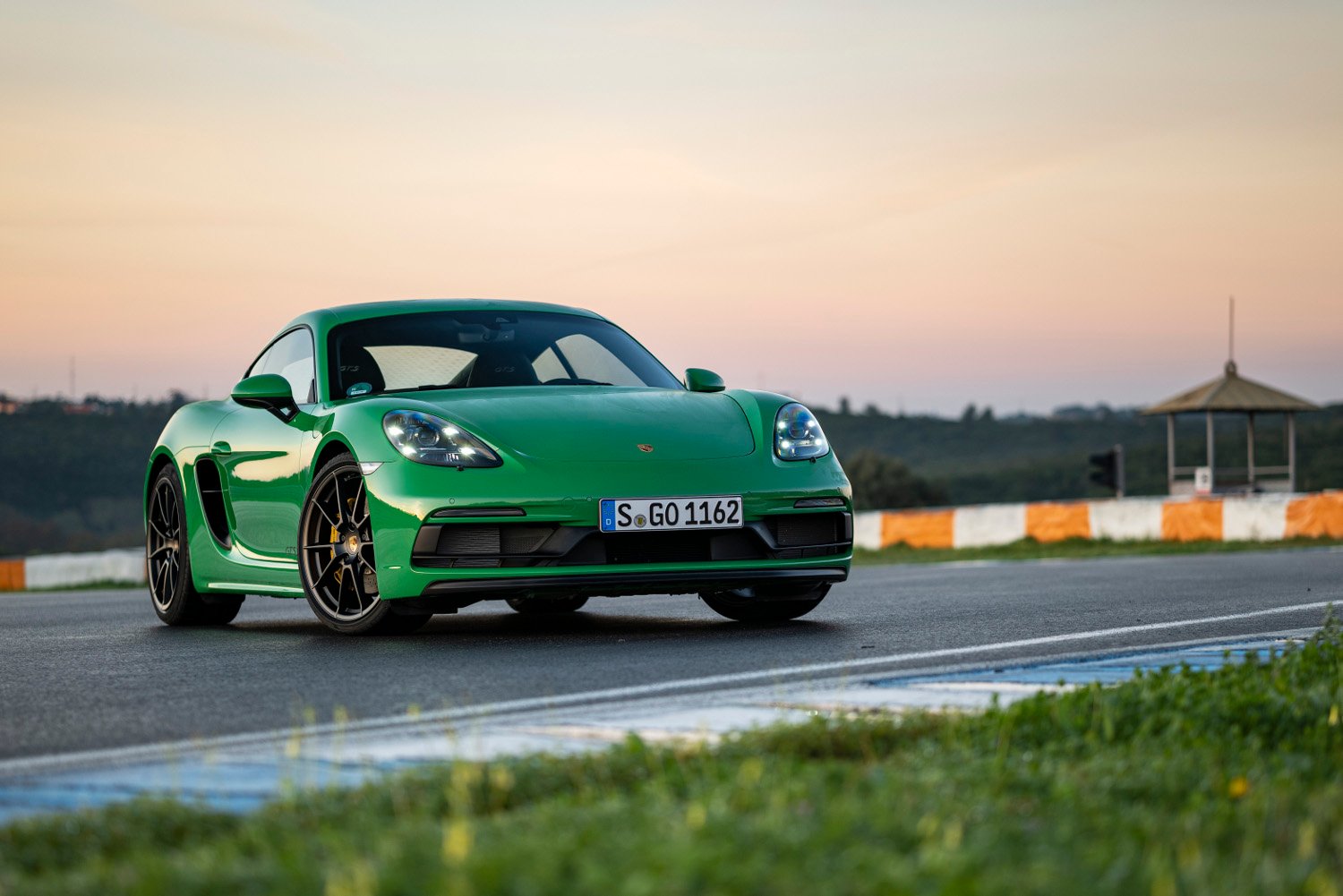 Python Green 2021 Porsche 718 Cayman GTS 4.0