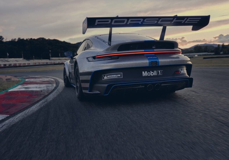 2021 Porsche 911 GT3 Cup rear view