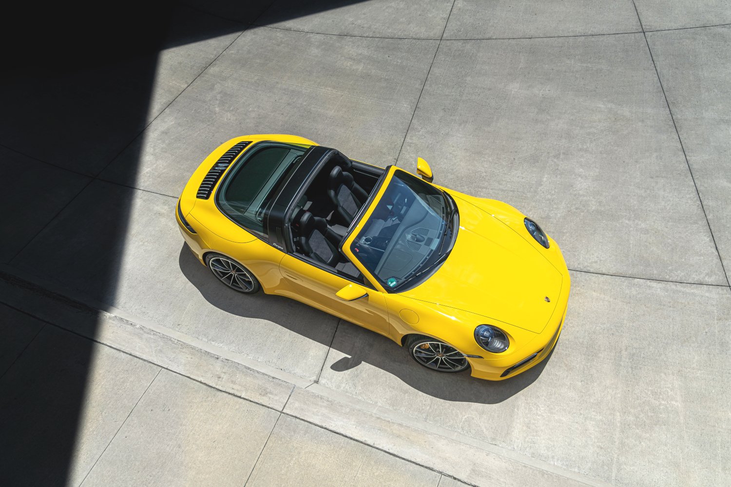 Racing Yellow 2021 Porsche 911 Targa 4S