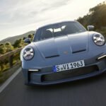 2024 Porsche 911 ST on the road front
