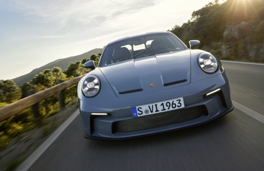 2024 Porsche 911 ST on the road front