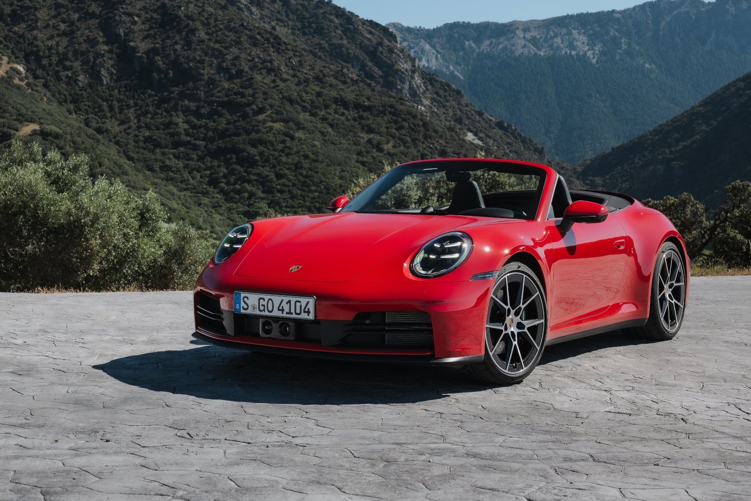 Guards Red 2025 Porsche 911 Carrera Cabriolet