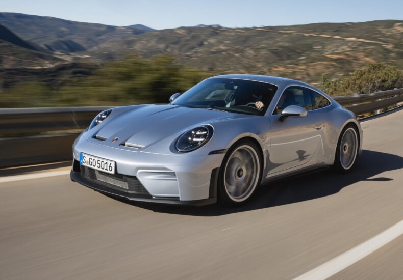 2025 Porsche 911 GT3 Touring Package on the road front view