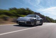 2026 Porsche 911 Turbo S on the road front view